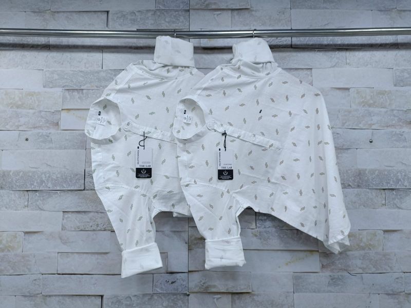 Mens Formal Wear Printed Shirt