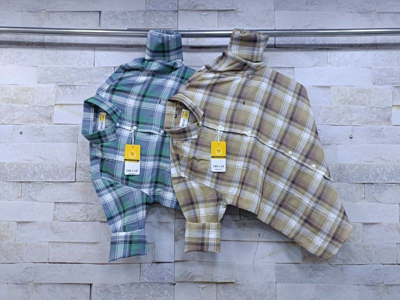 Mens Cotton Check Shirt