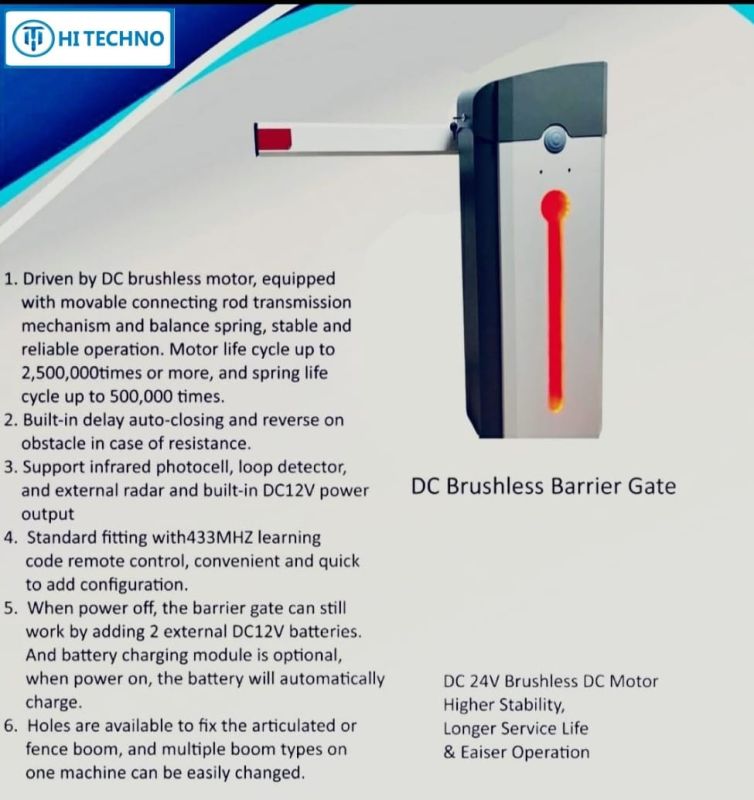 DC LED Boom Barrier