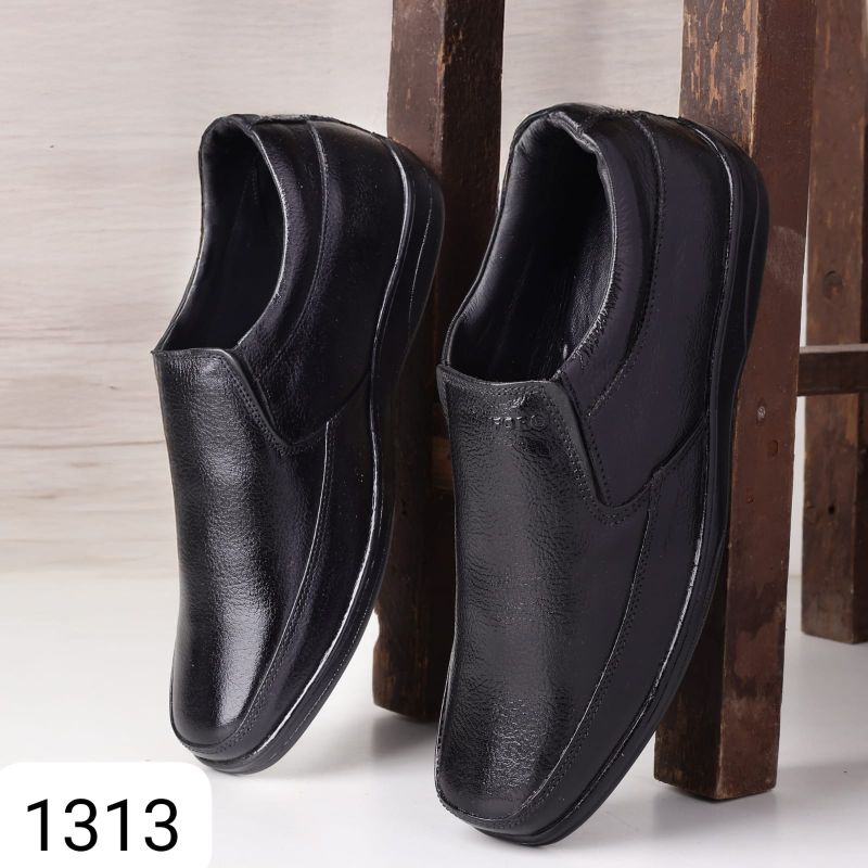 Men\'S Black Leather Shoes