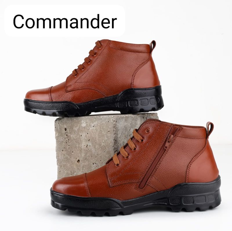 FORB  Mens Brown High Ankle Lace Up Boots