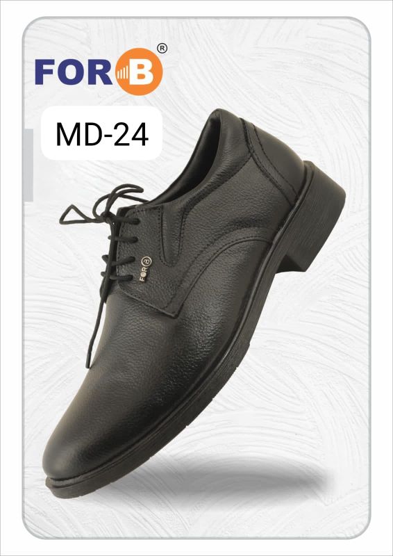 FORB Mens Formal Black Cap Toe Oxford Shoes