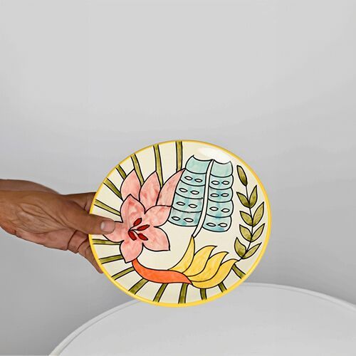 Garden Bloom Ceramic Plate
