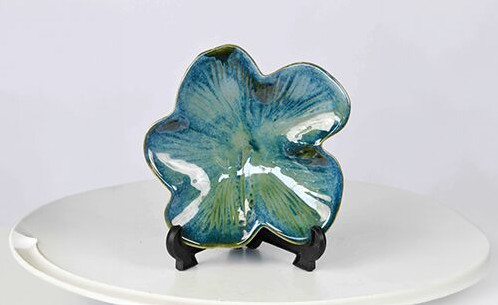 Ocean Petal Ceramic Plate