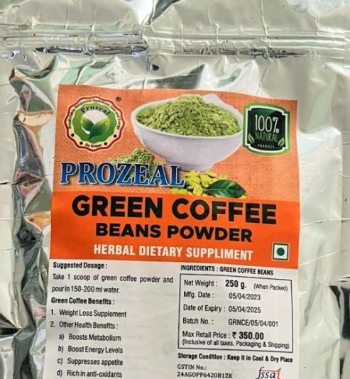 Prozeal Green Coffee Beans Powder