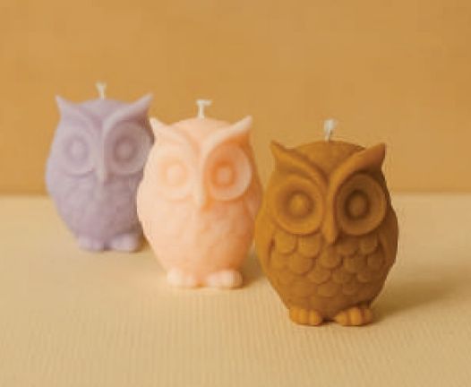Owl Shaped Candle