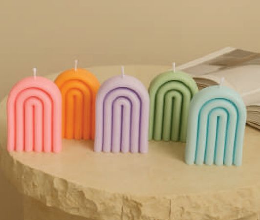 Rainbow Arch Small Candle