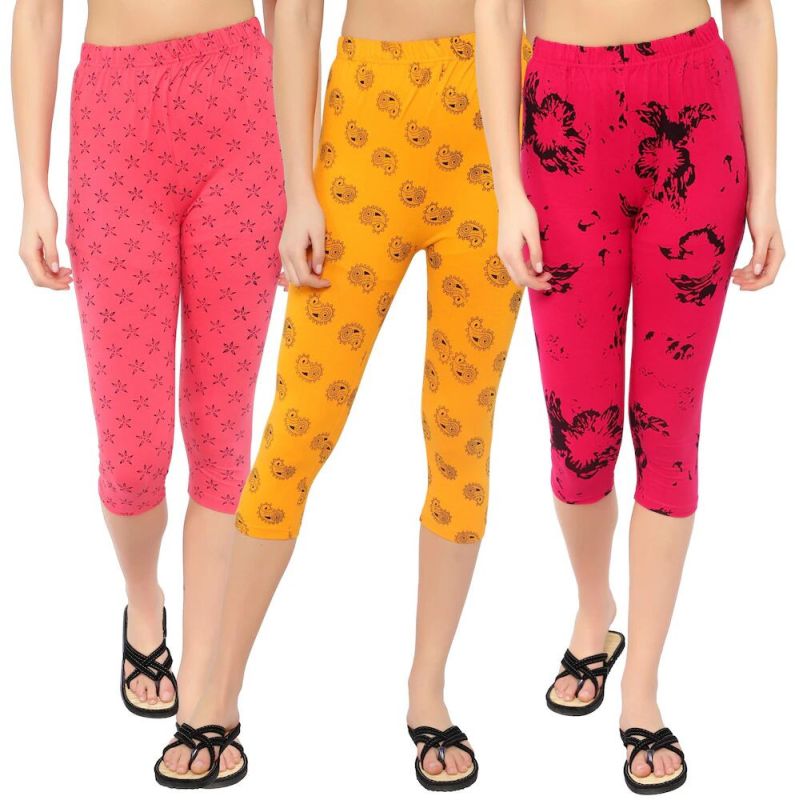 Ladies Printed Capris