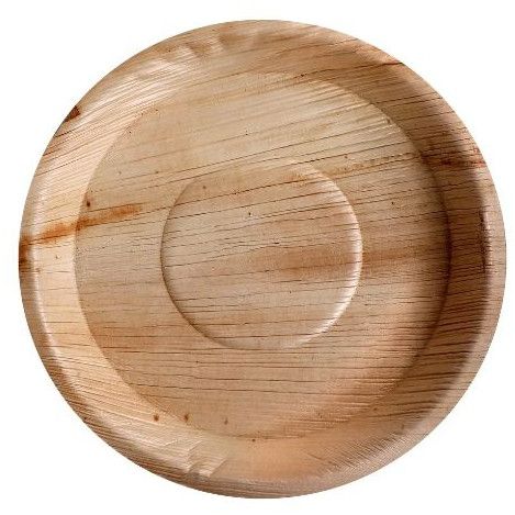8 Inch Plain Areca Leaf Plate