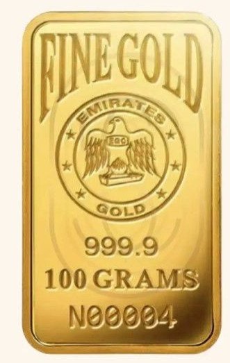 100gm 24k Pure Gold Bar