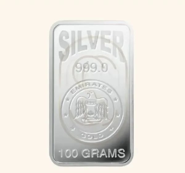 100gm 999.9 Pure Silver Bar