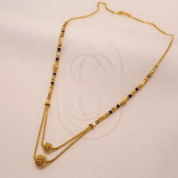 18k Two Layered Gold Mangalsutra