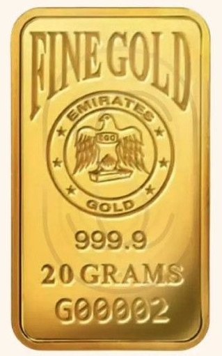 20gm 24k Pure Gold Bar