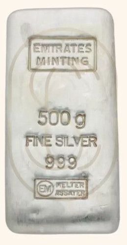 500gm 999.9 Pure Silver Bar