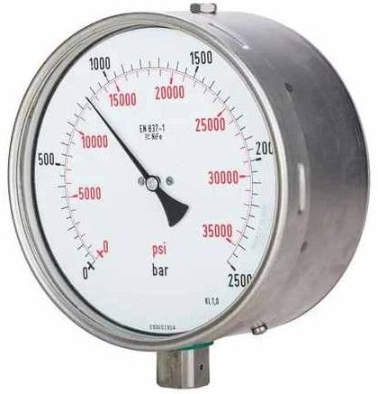 Analog Hydraulic Pressure Gauge