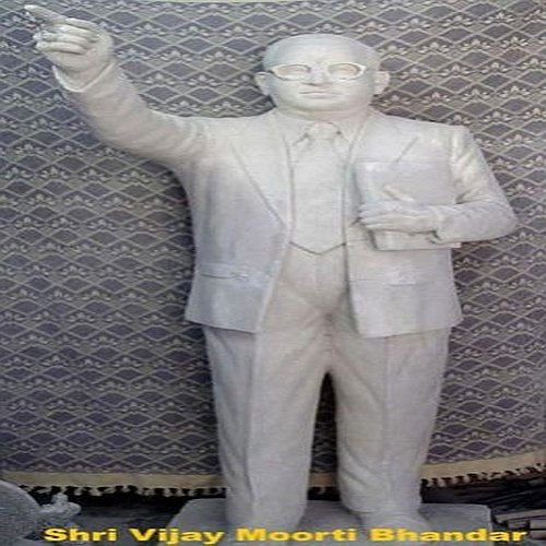 DR B R Ambedkar White Statue