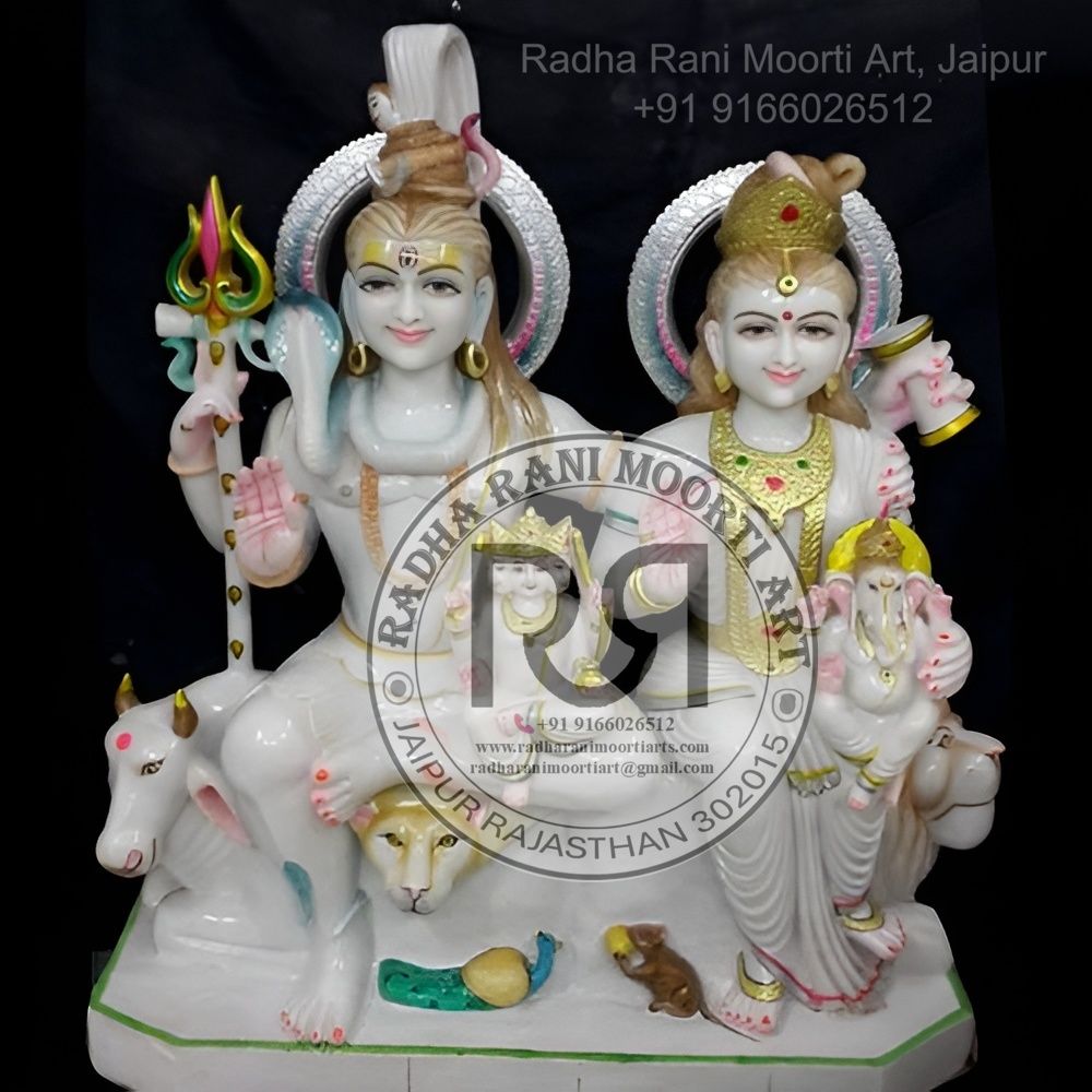 Gauri Shankar Ji Marble Statue