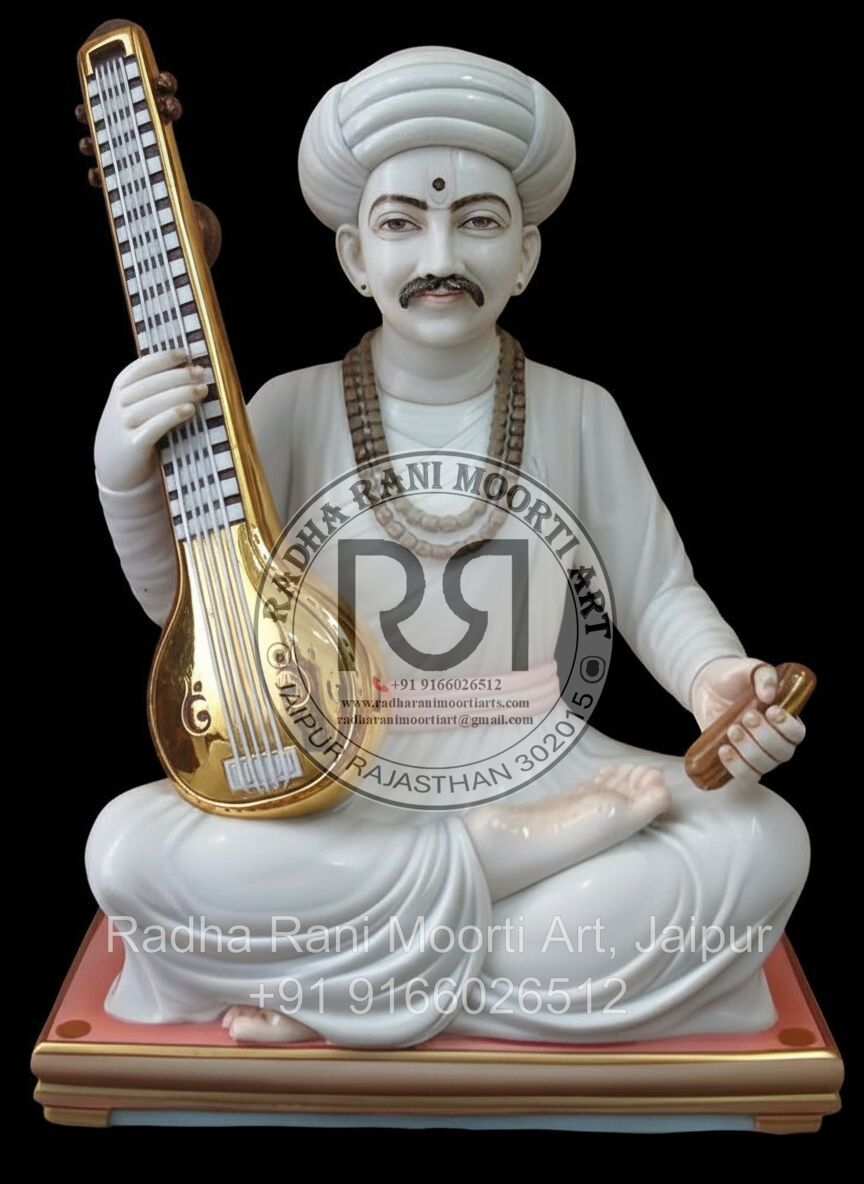 Sant Tukaram Maharaj Marble Statue