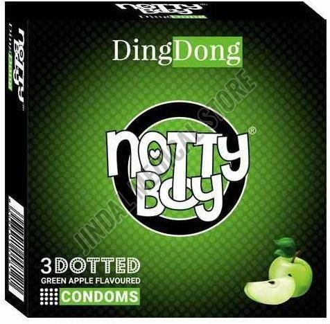 3 Piece Notty Boy Ding Dong Dotted Condom