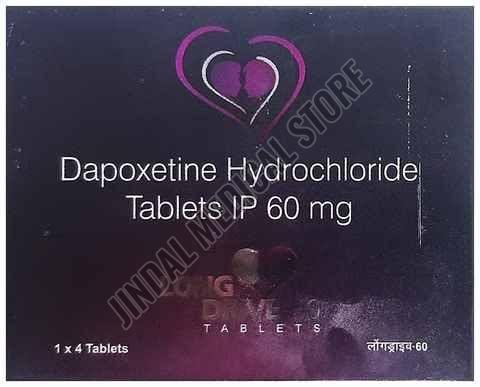 Long Drive 60mg Dapoxetine Tablet