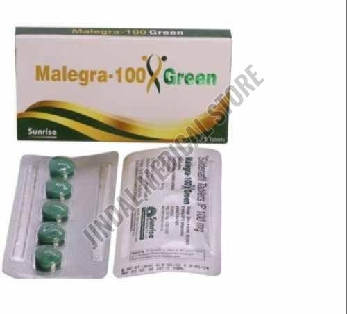 Malegra 100 Green Sildenafil Citrate Tablet