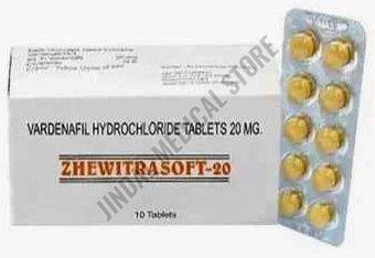 Zhewitra Soft 20mg Vardenafil Tablet