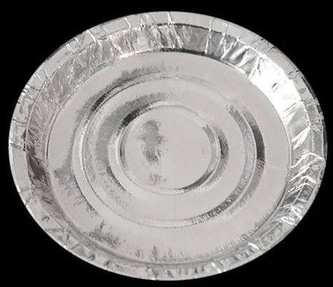 7 Inch 100 GSM Silver Coated Paper Plate