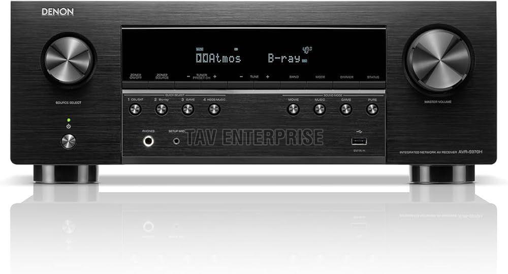 Denon AVRS970H 7.2 Channel 8K Av Receiver