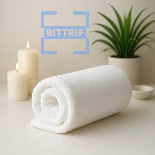 White Cotton Hotel Towel