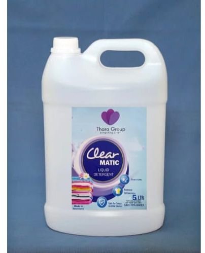 5 Ltr Clear Matic Liquid Detergent