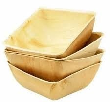 Disposable Square Areca Leaf Bowl