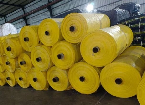 Yellow HDPE Tarpaulin Sheet