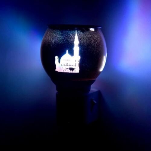 Vintage Mosque Silhouette Plug Night Lamp
