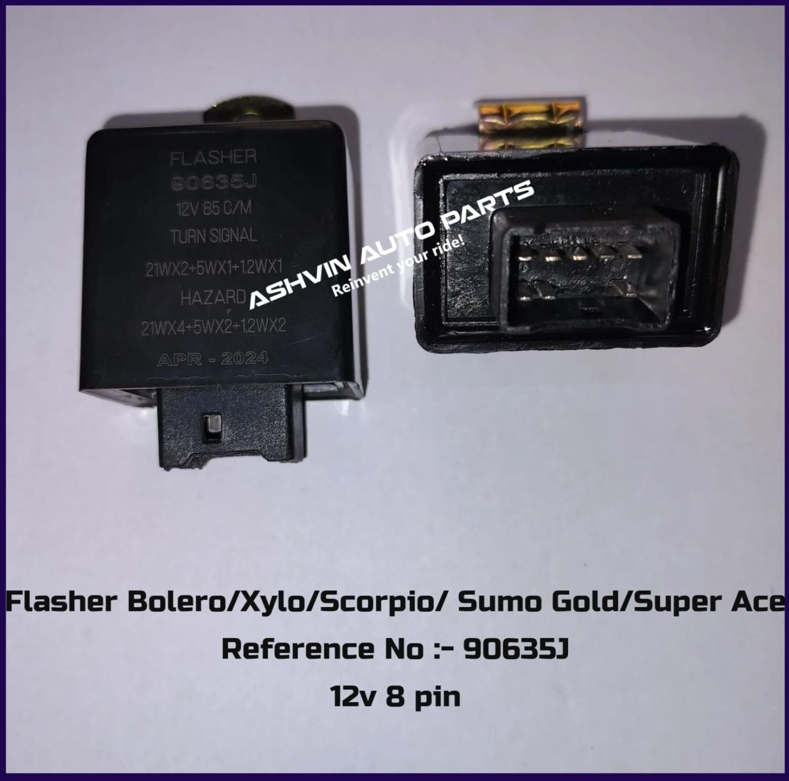 12V 8 Pin Car Flasher