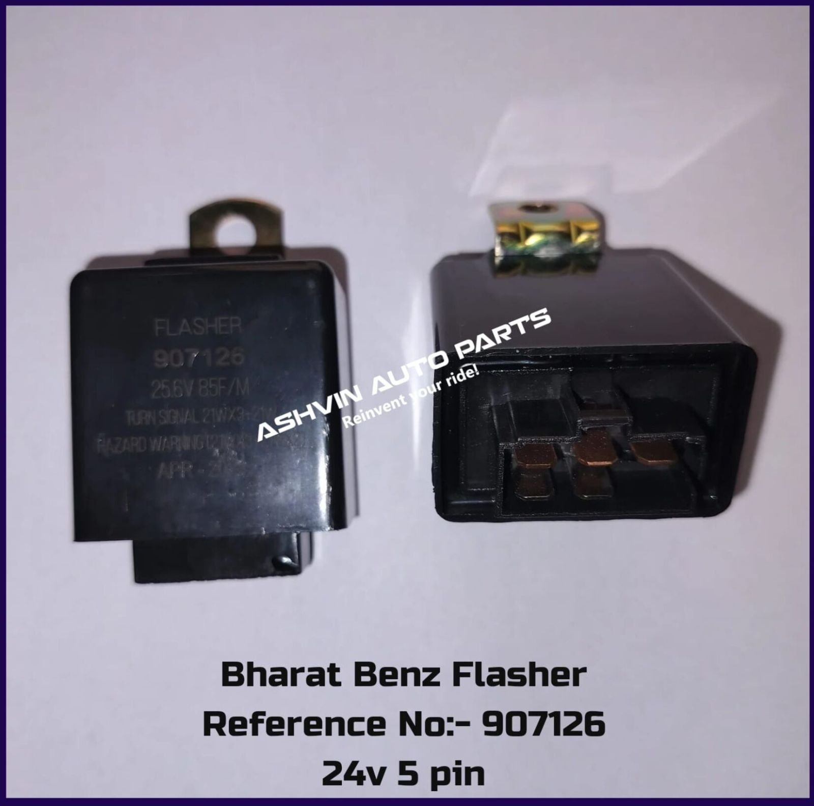 24V 5 Pin Bharat Benz Truck Flasher