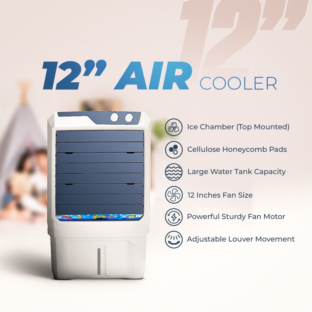 Plastic Air Cooler Body 12” 30LTR Tank