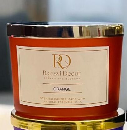 Orange Jar Candle