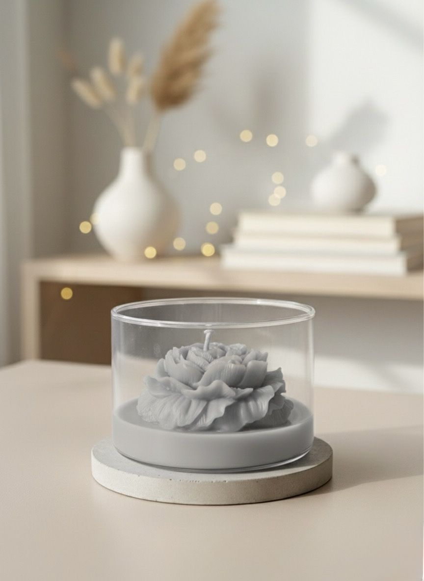 Soya Wax Rose Peony Scented Candle