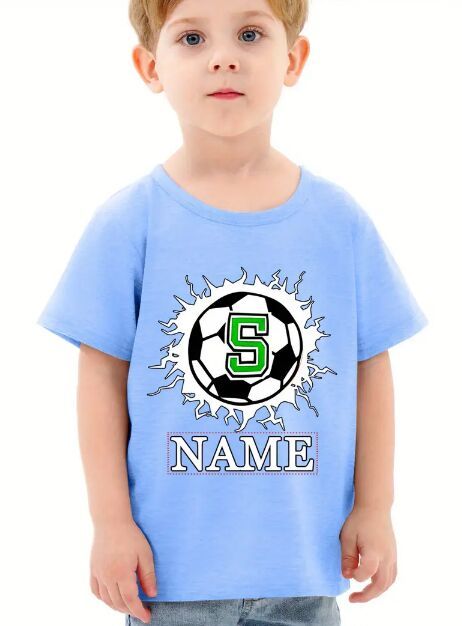 Boys Sky Blue Printed T Boys Sky Blue Printed T Shirtshirt