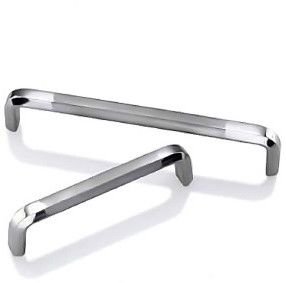 Silver Coated Stainless Steel Cabinet Handle