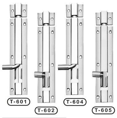 Silver Finishing Stainless Steel Tower Bolt