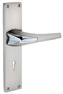 Silver Gloss Zinc Mortice Handle