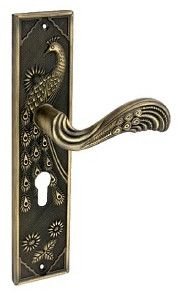 Vintage Gold Zinc Mortice Handle