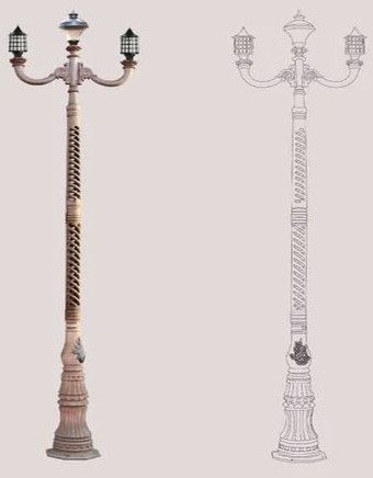 15m Street Light Pole