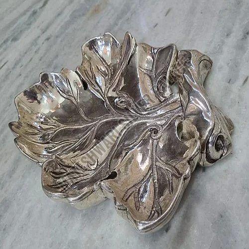 10 Mm Silver Coated Leaf Tray