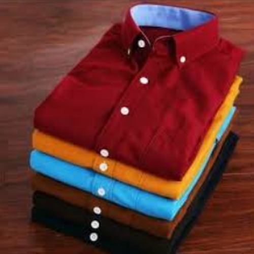 Mens Plain Cotton Shirts