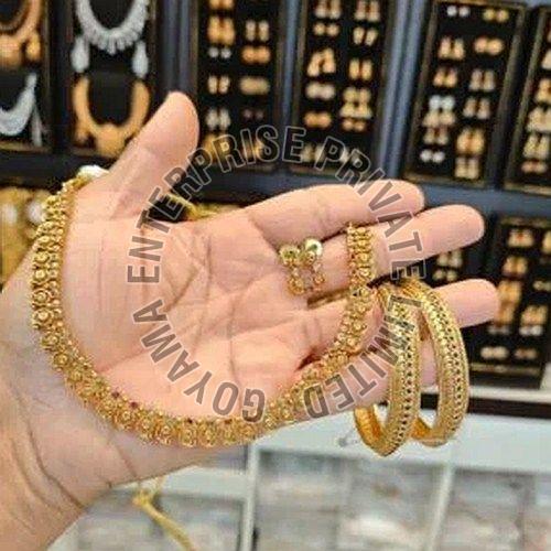 Gold Plated Necklace Set