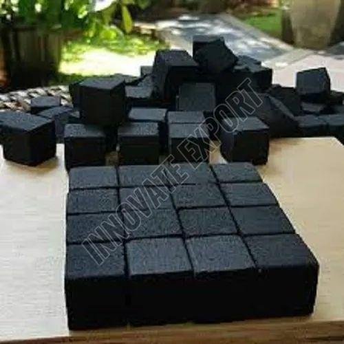 Square Coconut Shell Charcoal Briquettes Cube