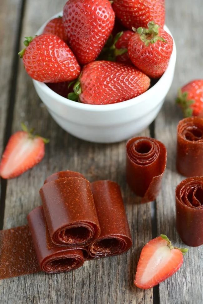 Strawberry Fruit Leather Jerky