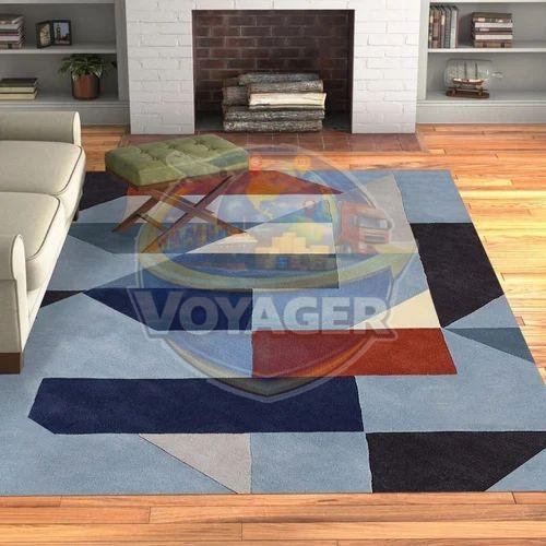Wool Modern Abstract Carpet